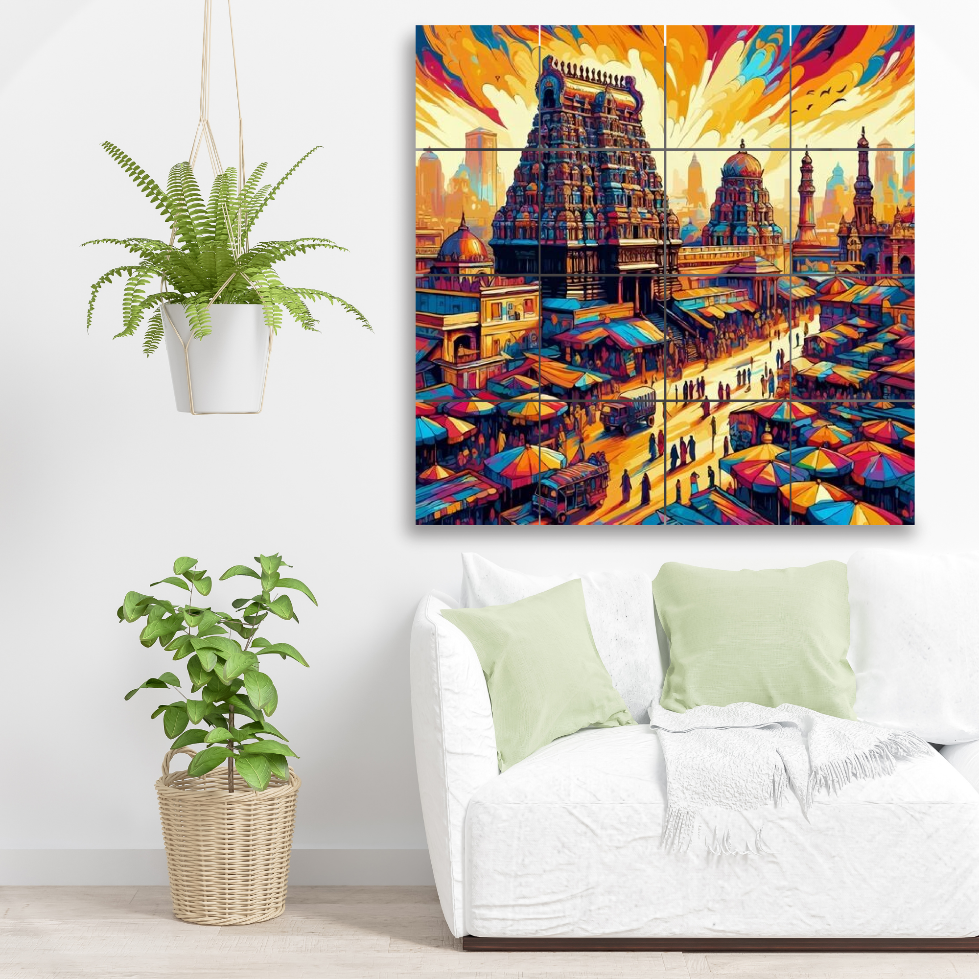 Wall Tiles Set - Tirupati Balaji Temple